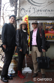 From left side, Executive Producer: Chen Zhijian, Director: Li Xinman, Producer: David Wang