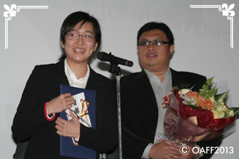 Director Yang (left), Producer James Hsu Chia-Hao
